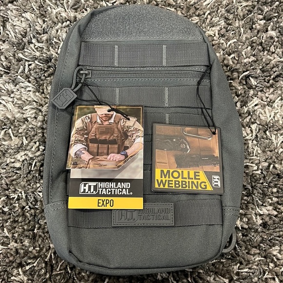 Highland Tactical Bags New Highland Tactical Expo Sling Bag In Grey